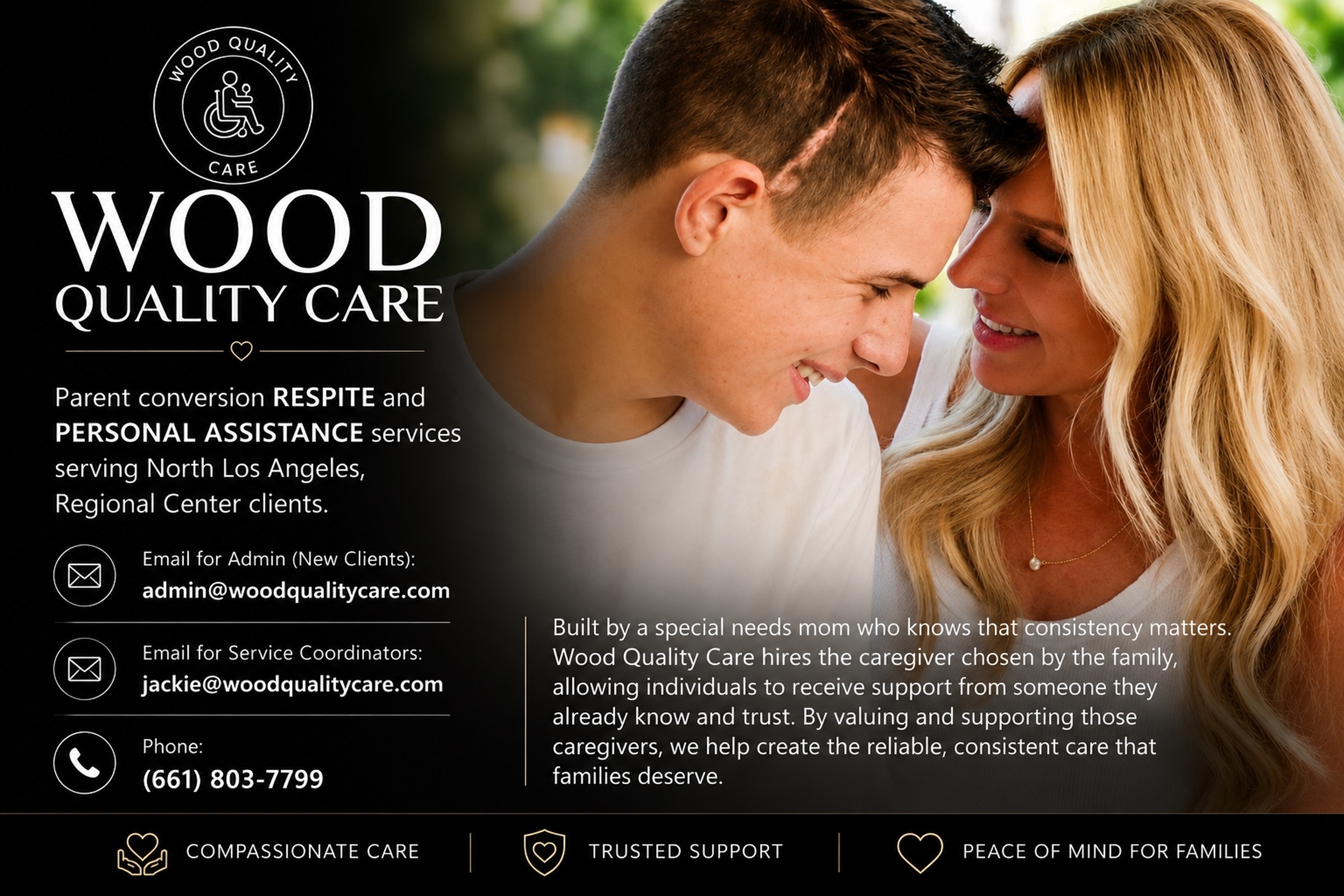 Wood Quality Care — Compassionate Care, Trusted Support, Peace of Mind for Families